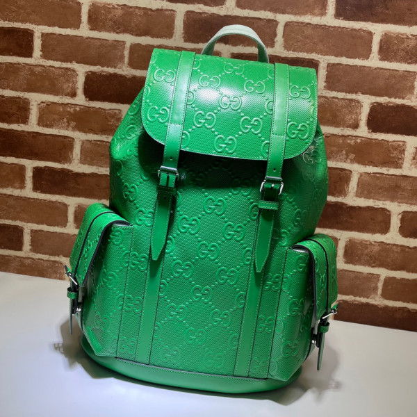 G*u*i gg embossed backpack