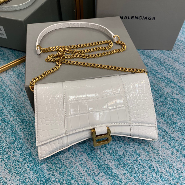 Ba*len*cia*ga  hourglass chain bag