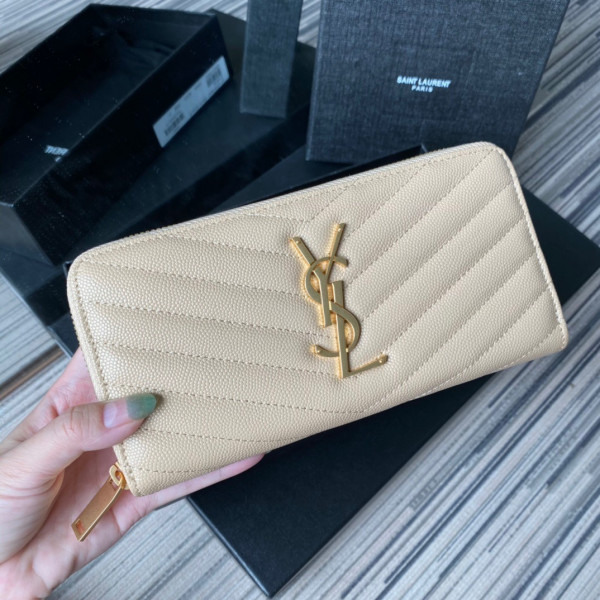 Y*L monogram zippy wallet