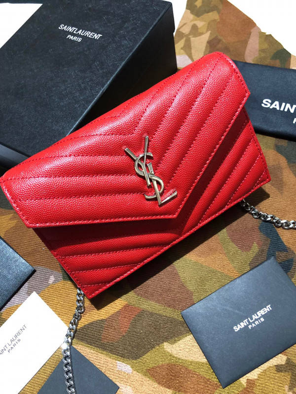 Y*L cassandre matelassÉ chain wallet