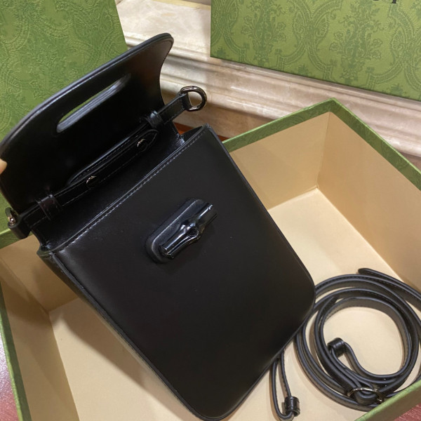 G*u*i bamboo mini handbag