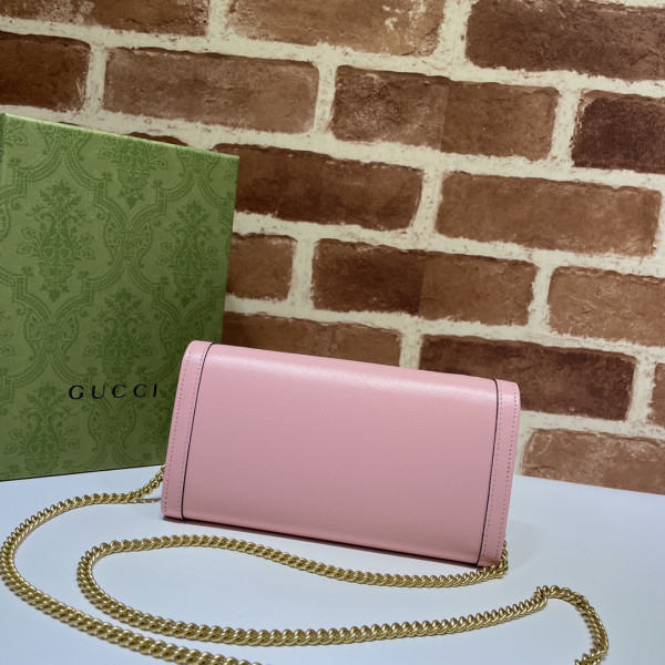 G*u*i diana chain wallet with bamboo
