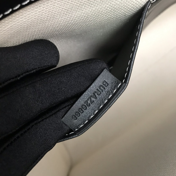 B**rry medium logo graphic canvas and leather pocket bag