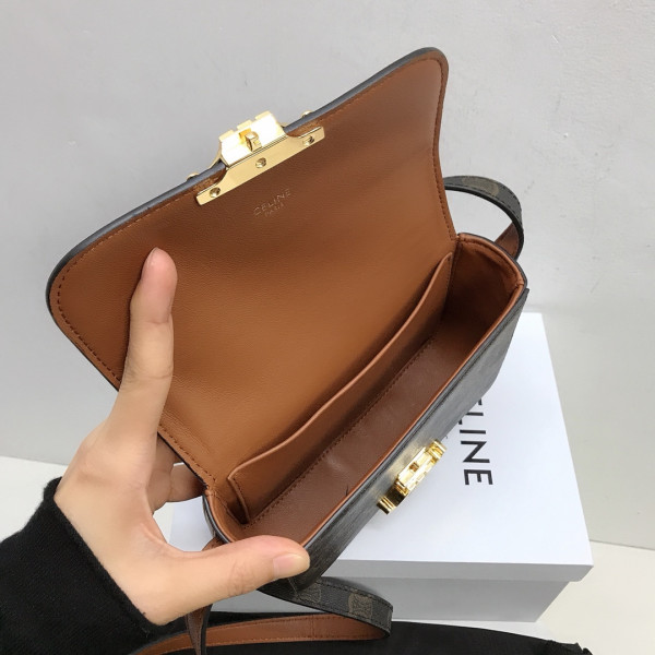 CELIN* NANO TRIOMPHE BAG IN TRIOMPHE CANVAS