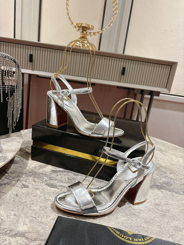 Ch**an louboutin heels sandal - 8.5cm