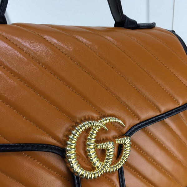 G*u*i gg marmont small top handle bag