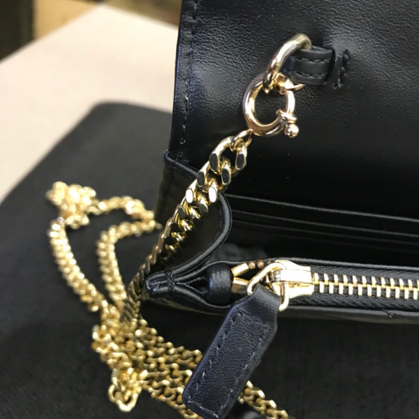Y*L cassandre matelassÉ chain wallet