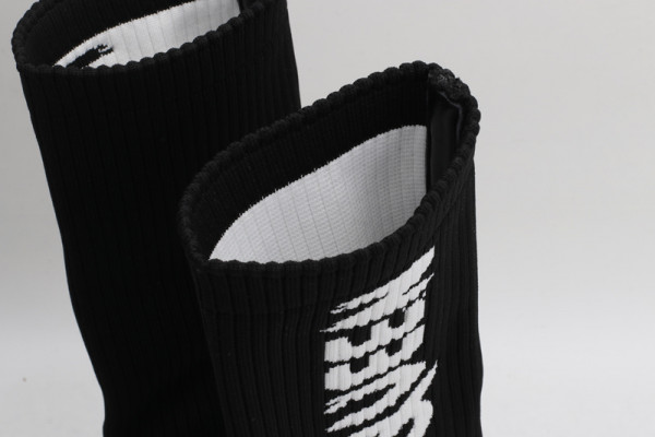 ale*d*r M*Q*en graffiti knit tread slick boot