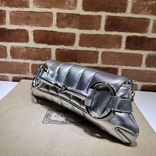 G*u*i horsebit chain big shoulder bag