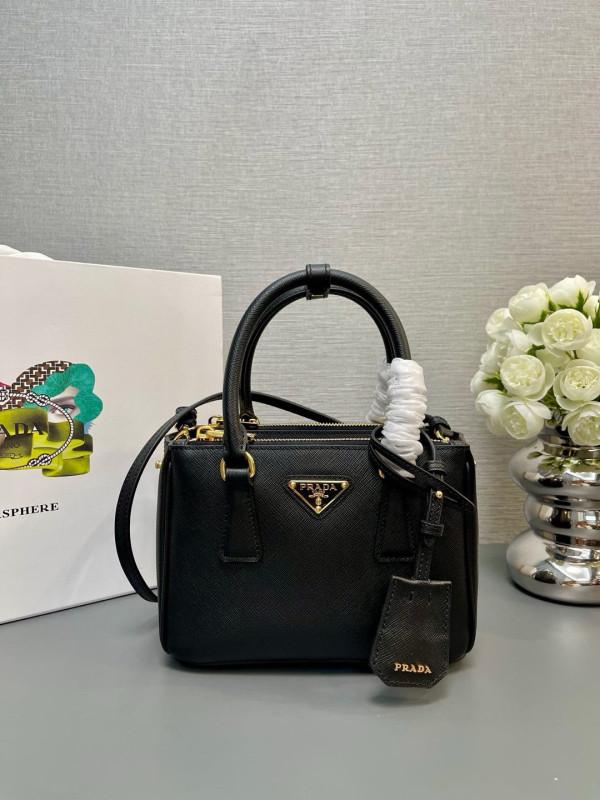 Pra*a galleria saffiano leather mini-bag