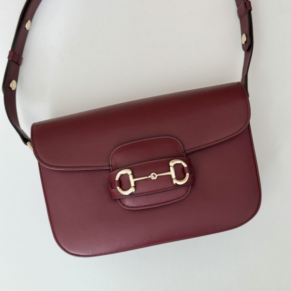 G*u*i horsebit 1955 soft small shoulder bag-25.9*17.5*9.9cm