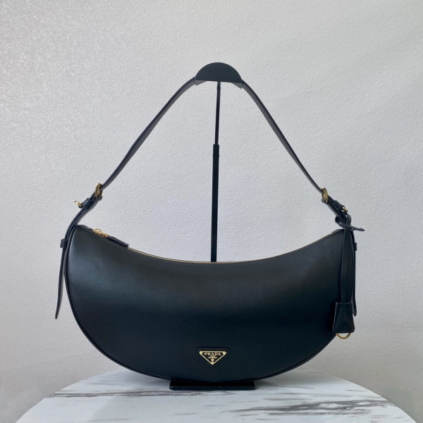 Pra*a demi-lune large shoulder bag-42*19.5*8.5cm