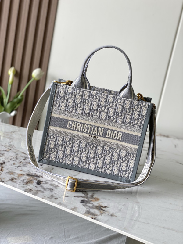 SMALL DIRO BOOK TOTE GREY-26CM