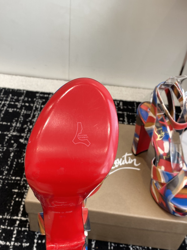 Ch**an louboutin heels sandal - 12.5cm