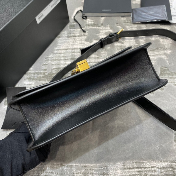 Y*L loulou carre satchel in smooth leather